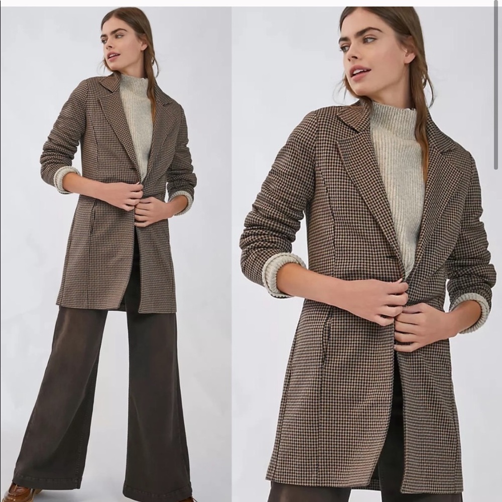 Anthropologie Sigrid longline blazer